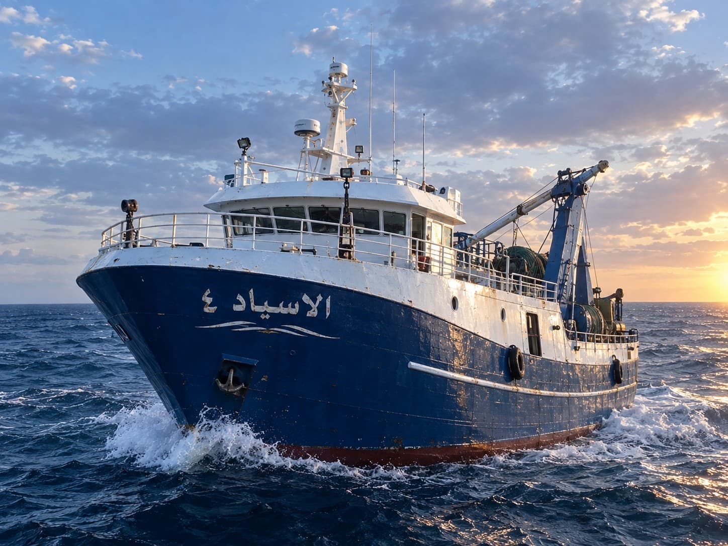 Al Asyad 4 underway on the Atlantic